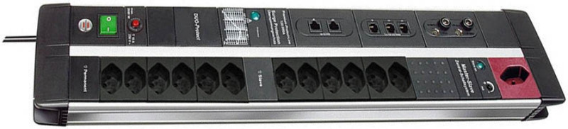 Brennenstuhl 1392002120 13AC outlet(s) 3m Aluminium,Black surge protector