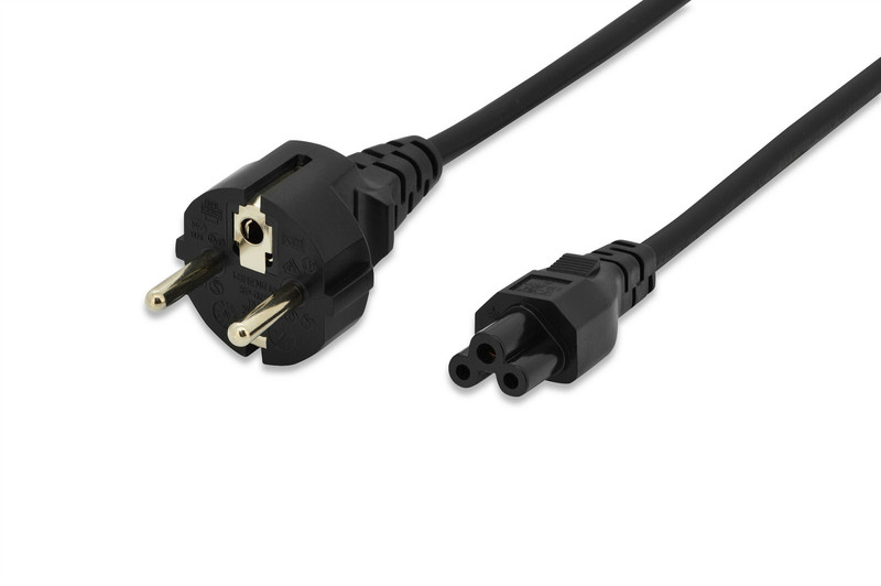 Ednet 84551 1.8m CEE7/7 Schuko C13 coupler Black power cable