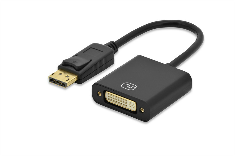 Ednet 84505 0.15m DisplayPort DVI-I Black video cable adapter