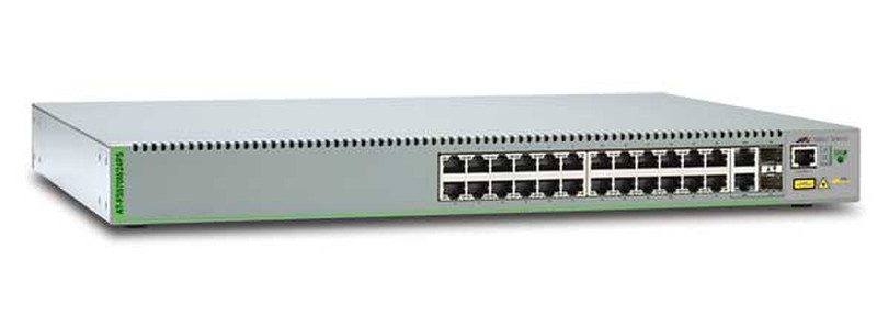 Allied Telesis AT-FS970M/24PS Управляемый Fast Ethernet (10/100) Power over Ethernet (PoE) Серый