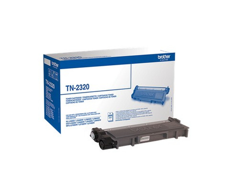 Brother TN-2320 Тонер 2600страниц Черный тонер и картридж для лазерного принтера