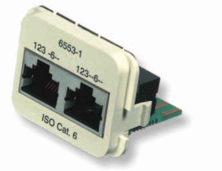 AMP 336553-1 RJ-45 Almond socket-outlet