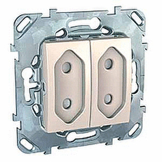 Schneider Electric Unica Ivory socket-outlet