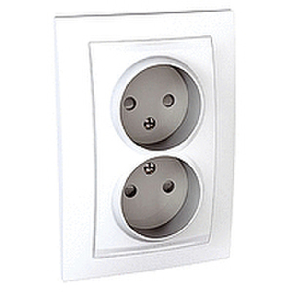 Schneider Electric MGU23.063.18D White socket-outlet