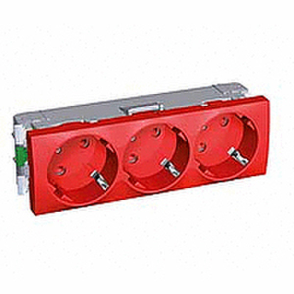 Schneider Electric ALB45266 Red socket-outlet