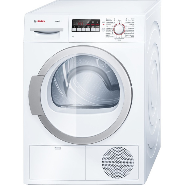 Bosch Serie 4 WTB86200OE Отдельностоящий Фронтальная загрузка 7кг B Белый сушилка для белья