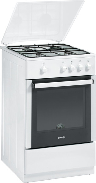 Gorenje GN51103AW0 Freistehend Gas hob Weiß Küchenherd