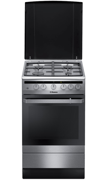 Hansa FCGX52120 Freistehend Gas hob Edelstahl Küchenherd