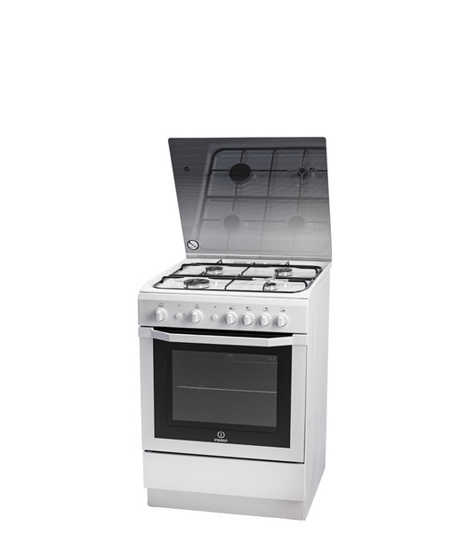 Indesit I6GG1G(W)/RU Freestanding Gas hob A White cooker