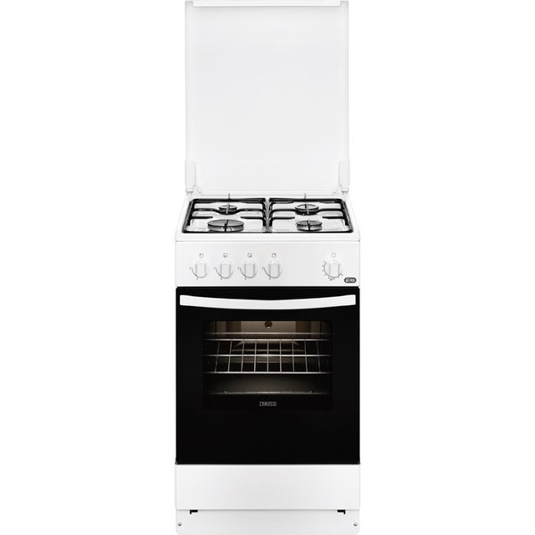 Zanussi ZCG951011W Freestanding Gas hob White cooker