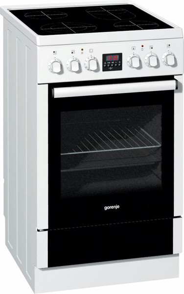 Gorenje EC57341AW Freestanding Ceramic hob B White cooker