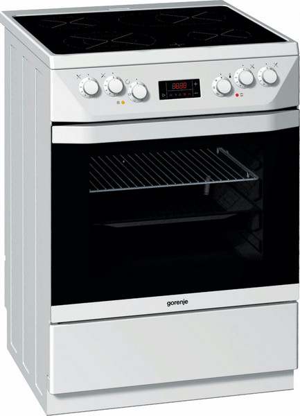 Gorenje EC65348DW Freestanding Ceramic hob A-20% White cooker