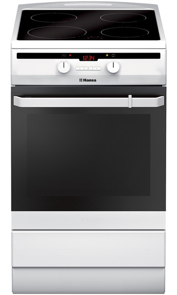 Hansa FCIW53200 Freestanding Induction hob A White cooker