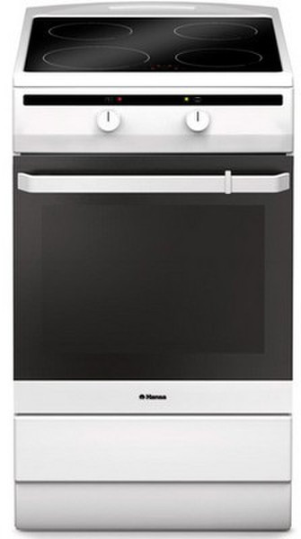 Hansa FCIW53000 Отдельностоящий Induction hob A+ Черный, Белый кухонная плита