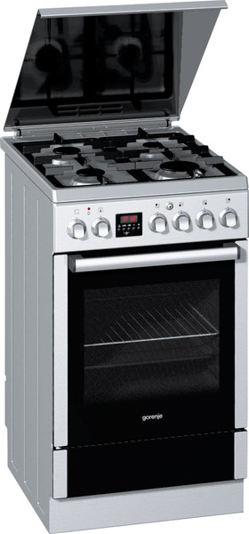 Gorenje K55320AX Freistehend Gas hob B Edelstahl Küchenherd