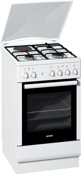 Gorenje KN52160AW1 Freistehend Combi hob A Weiß Küchenherd