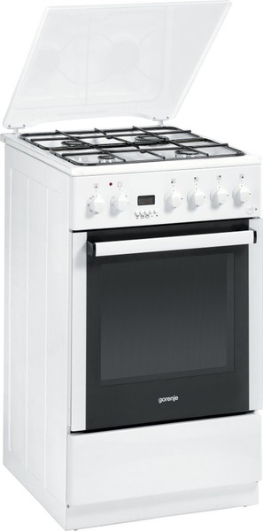 Gorenje K55303AW Freistehend Gas hob A Weiß Küchenherd