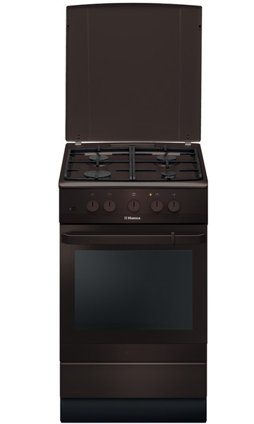 Hansa FCMB53020 Freestanding Gas hob A Brown cooker