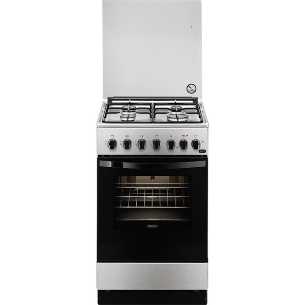 Zanussi ZCK924201X Freistehend Gas hob Edelstahl Küchenherd