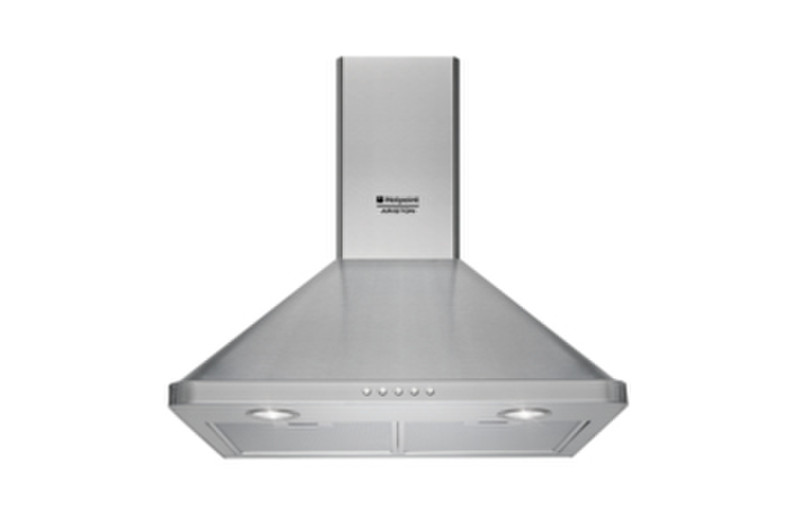 Hotpoint HNP 6.5 CM X/HA Built-under 451m³/h Stainless steel cooker hood