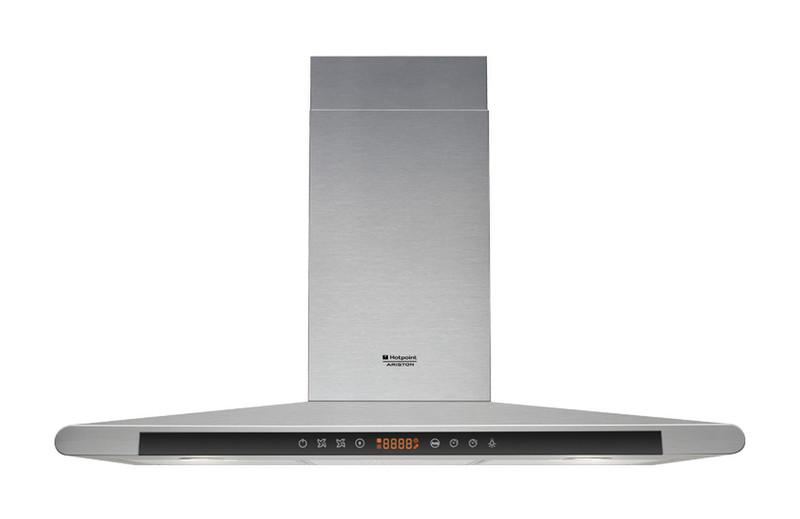 Hotpoint HLC 9.8 ASH X/HA Wall-mounted 772m³/h Stainless steel cooker hood