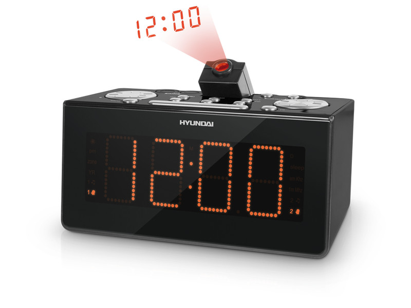Hyundai H-1542 Clock Analog Black