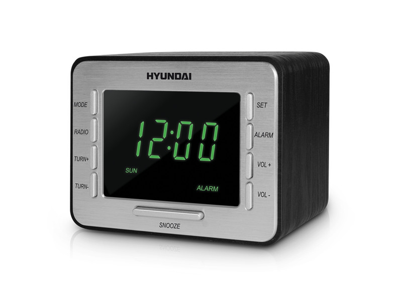 Hyundai H-1508 Часы Цифровой Черный радиоприемник