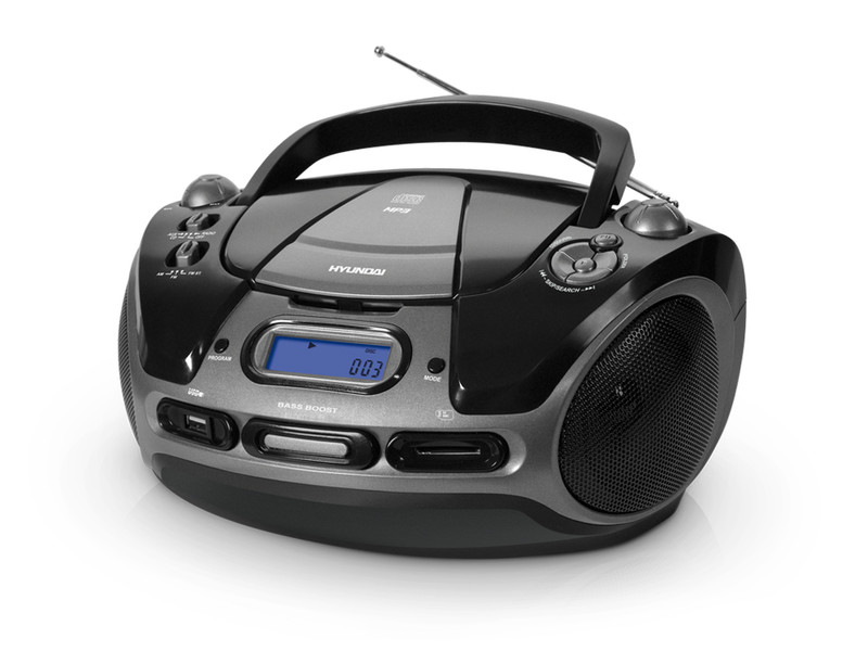 Hyundai H-1434 5W Black CD radio