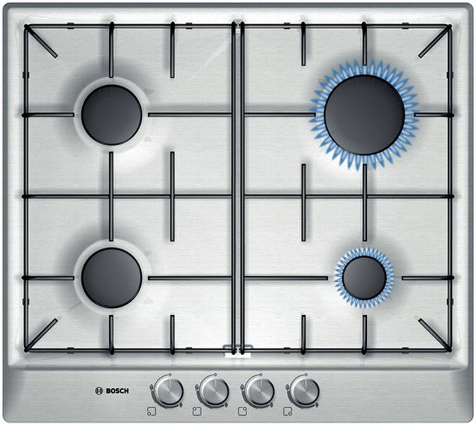 Bosch PCP615B80R built-in Gas Stainless steel hob