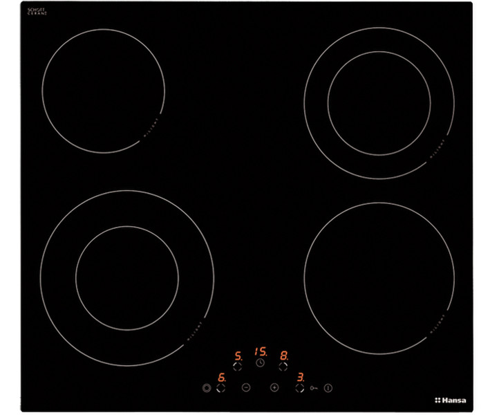 Hansa BHC63506 Built-in Ceramic Black hob