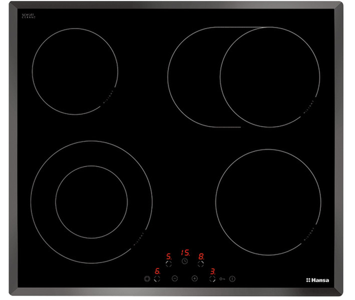 Hansa BHC63706 Built-in Ceramic Black hob