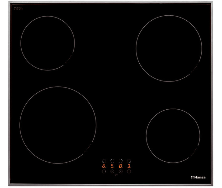 Hansa BHCI63306 Built-in Ceramic Black hob
