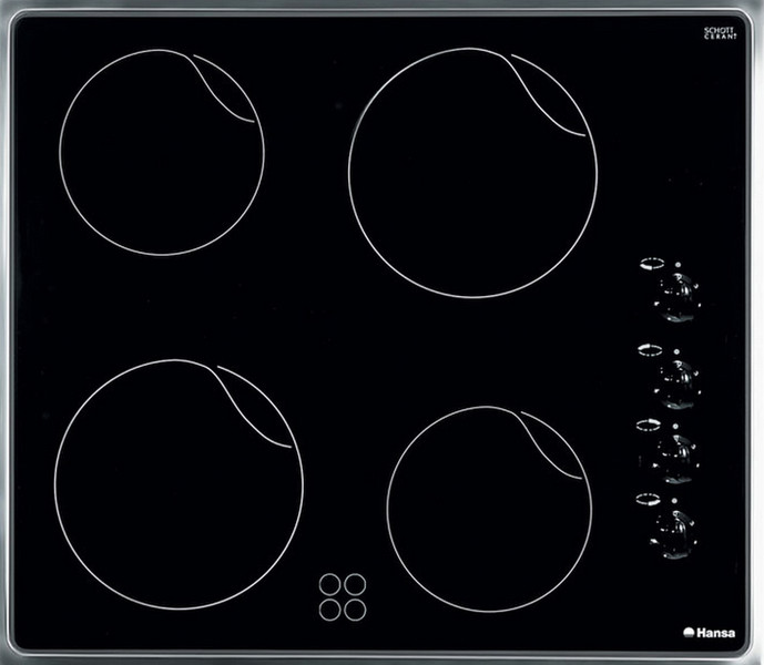 Hansa BHCI65123030 built-in Ceramic Black hob