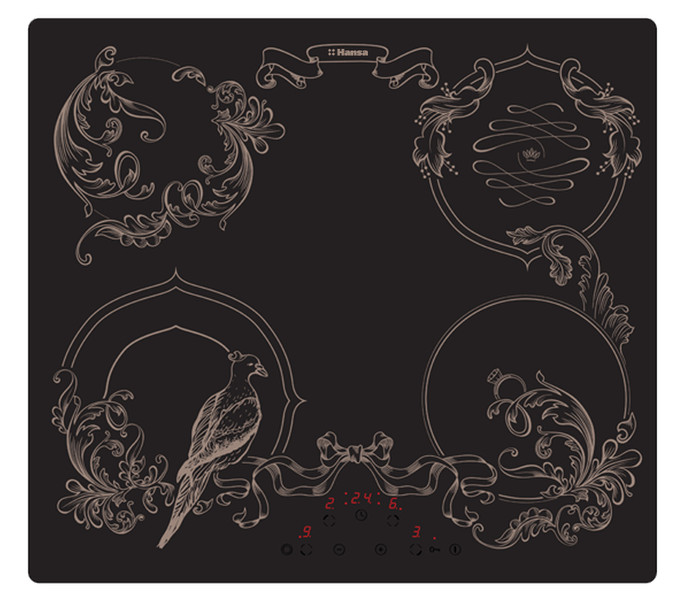 Hansa BHC63500 Built-in Ceramic Black hob