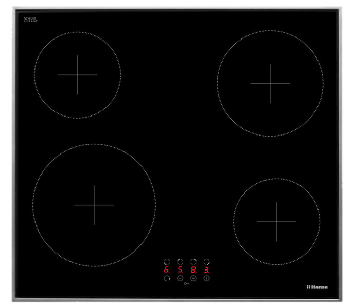 Hansa BHCI63308 Built-in Ceramic Black hob