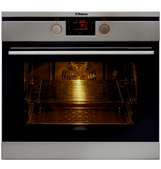Hansa BOEI69440055 Elektro 66l A Edelstahl Backofen