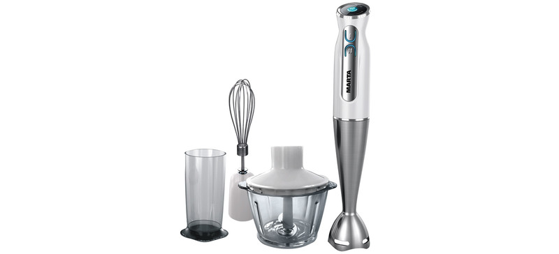 MARTA MT-1548 Immersion blender 0.5L 700W Silver,White blender