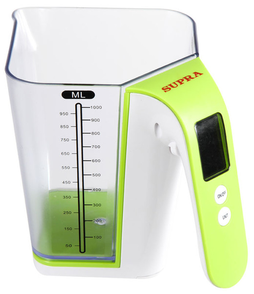 Supra BSS-4099 Electronic kitchen scale Зеленый, Белый кухонные весы
