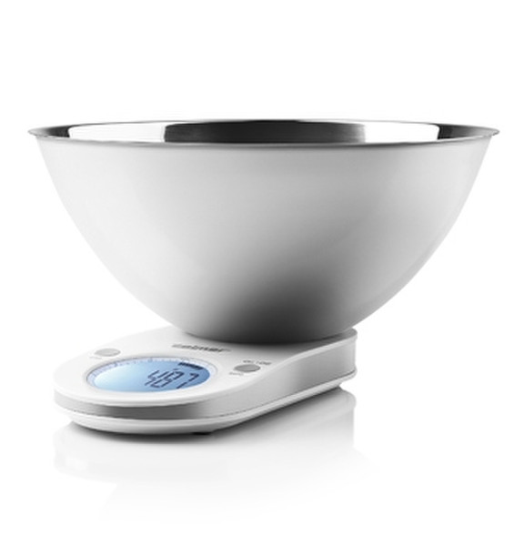 Zelmer KS1600 Electronic kitchen scale Stainless steel,White