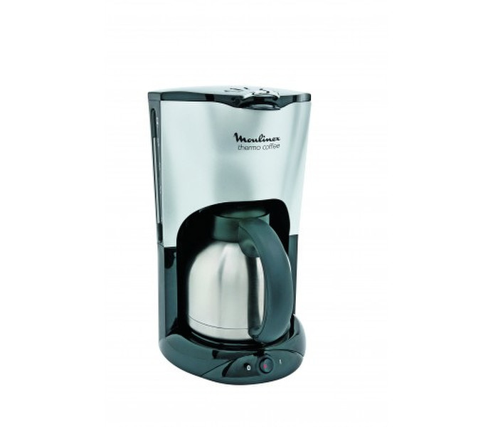 Moulinex CJ600530 Filterkaffeemaschine 1l 10Tassen Schwarz, Edelstahl Kaffeemaschine