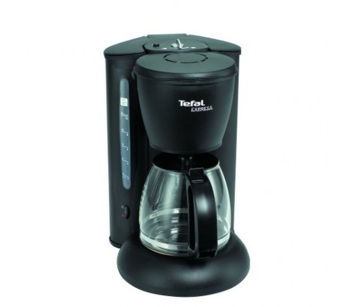 Tefal CM410530 Drip coffee maker 1.25L 15cups Black coffee maker