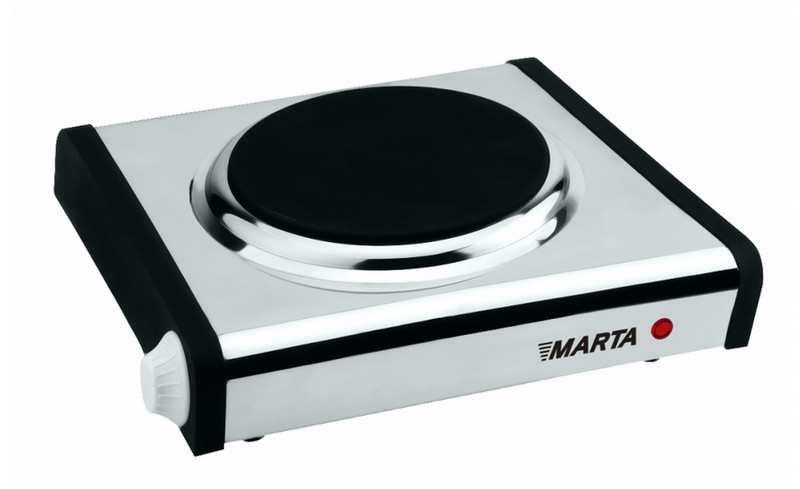 MARTA MT-4201 Tabletop Black,Stainless steel hob