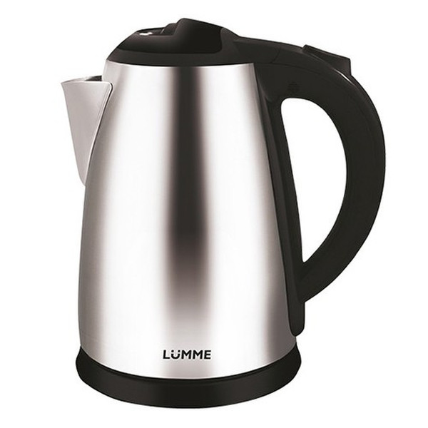 Lumme LU-203 1.8L 2000W Black,Stainless steel electrical kettle