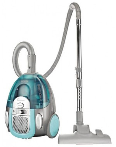 Gorenje VCK2102BCYIV Cylinder vacuum cleaner 2.3L 2100W Grey,Turquoise vacuum