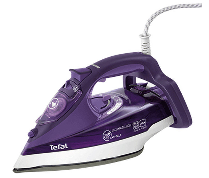 Tefal FV9640E0 Steam iron Palladium soleplate 2600Вт Синий, Белый утюг