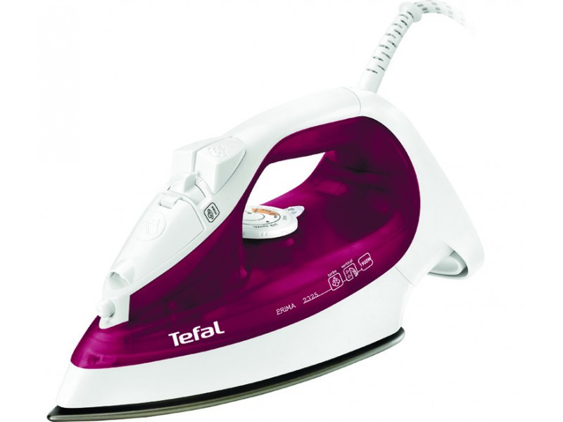 Tefal Prima FV2325 Dry & Steam iron 1900W Rot, Weiß