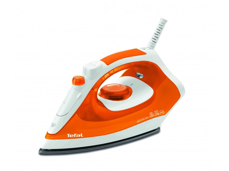 Tefal Virtuo FV1325 Dry & Steam iron 1400Вт Оранжевый, Белый