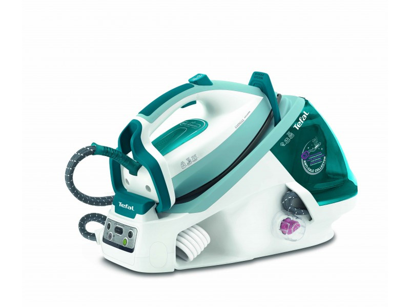 Tefal Express GV7760 1.7L Ultragliss soleplate Green,White steam ironing station