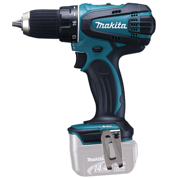 Makita DDF446ZJ Дрель с рукояткой пистолетного типа Литий-ионная (Li-Ion) Черный, Синий аккумуляторная комби-дрель