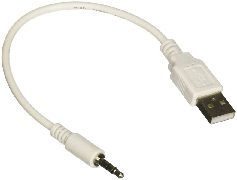 eForCity 277673 USB A 2.5mm Weiß USB Kabel